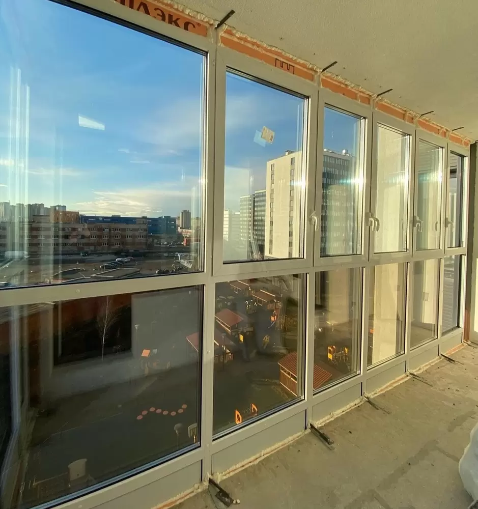 Монтаж теплого <br> витража